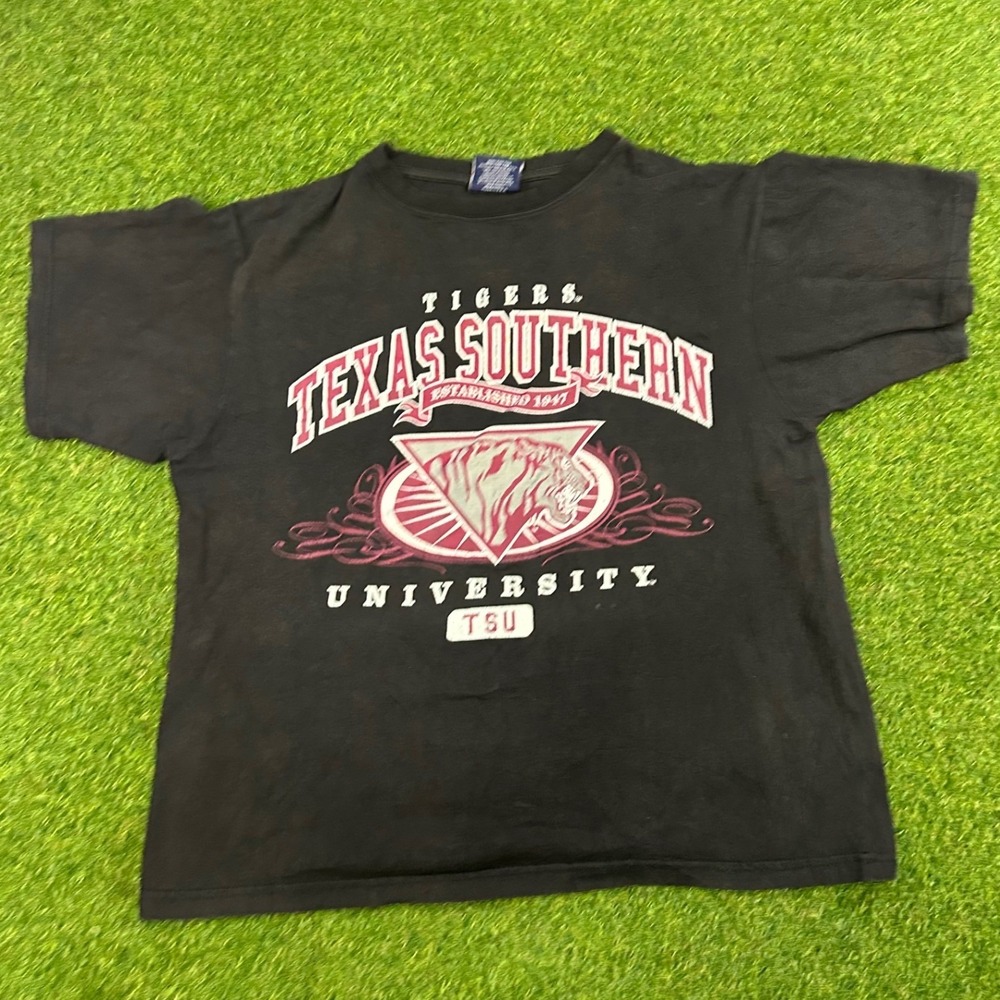 Big Boy Gear Texas Southern University Tigers T-Shirt Black Mens Large TSU HBCU